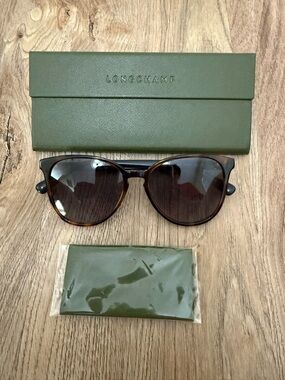 Longchamp Le Pliage Tortoiseshell Sunglasses